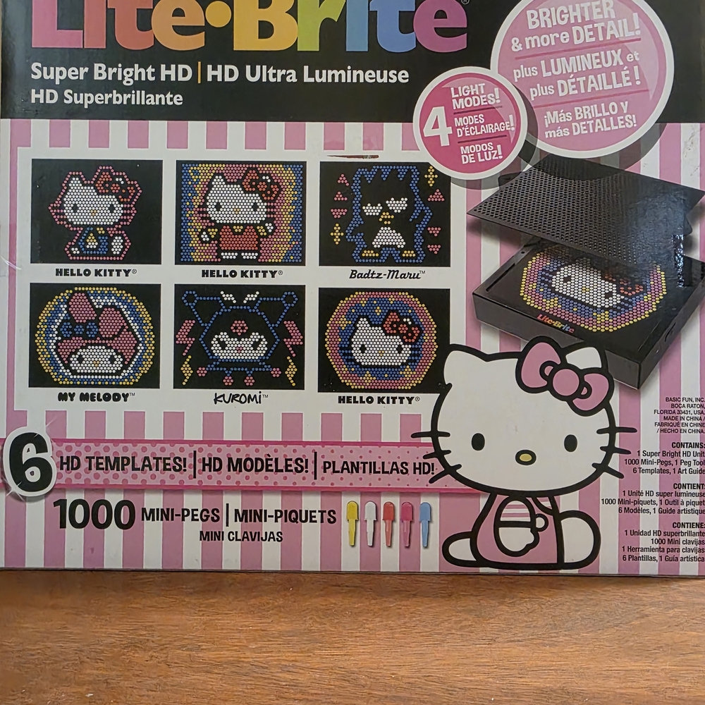 Lite-Brite Hello Kitty and Friends Set - Picture 2 of 4